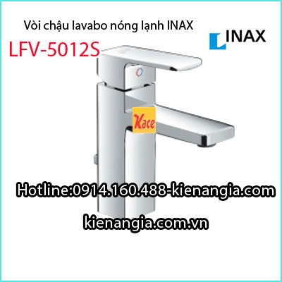 Vòi INAX chậu lavabo nóng lạnh LFV-5012S