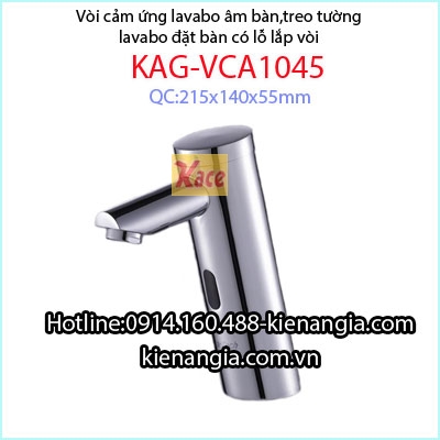 Vòi cảm ứng chậu lavabo âm tường KAG-VCA1045