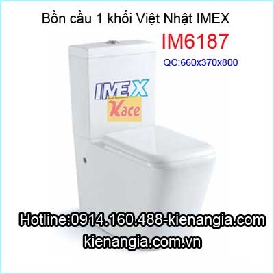 Bồn cầu liền 1 khối IMEX Việt Nhật IM6187