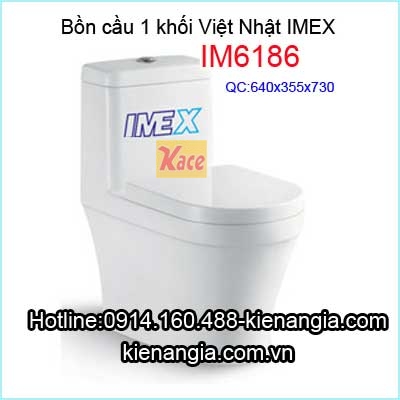 Bồn cầu liền 1 khối IMEX Việt Nhật IM6186