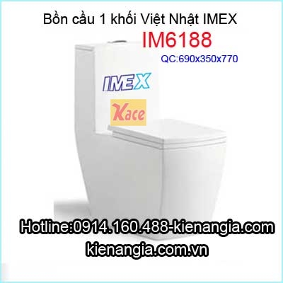 Bồn cầu liền 1 khối IMEX Việt Nhật IM6188