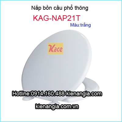 Nắp bồn cầu tốt màu trắng KAG-NAP21T