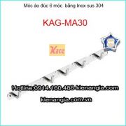 Móc áo đúc cao cấp sus 304 5 móc KAG-MA30