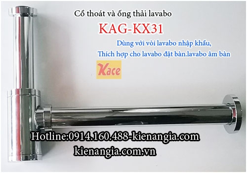 Cổ thoát và ống thải lavabo KAG-KX31