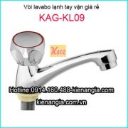 Vòi lavabo tay vặn giá rẻ KAG-KL09