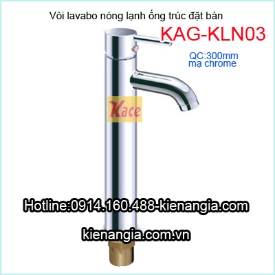 Vòi lavabo đặt bàn ống trúc nóng lạnh KAG-KLN03