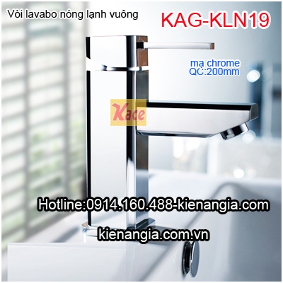 Vòi lavabo nóng lạnh âm bàn vuông KAG-KLN19