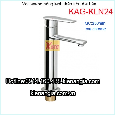Vòi lavabo nóng lạnh ống trúc đặt bàn KAG-KLN24
