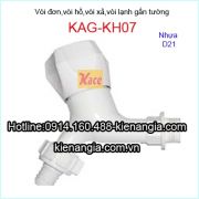Vòi hồ nhựa tay vặn giá rẻ KAG-KH07