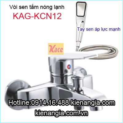 Vòi sen tắm nóng lạnh tăng áp cao cấp giá tốt KAG-KCN12
