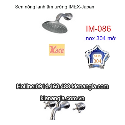 Vòi sen âm tường inox sus 304 Imex-Japan-IM-086