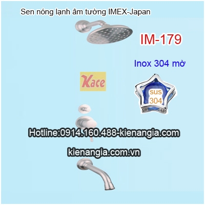 Vòi sen âm tường inox sus304 Imex-Japan-IM-179