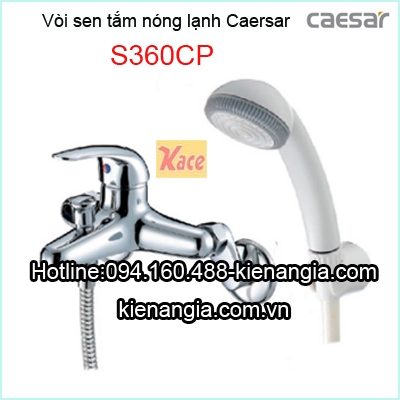 Vòi sen tắm nóng lạnh giá rẻ Caesar S360CP