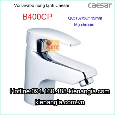 Vòi lavabo nóng lạnh CAESAR B400CP