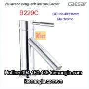 Vòi lavabo bán âm bàn nóng lạnh CAESAR B229C BM2023