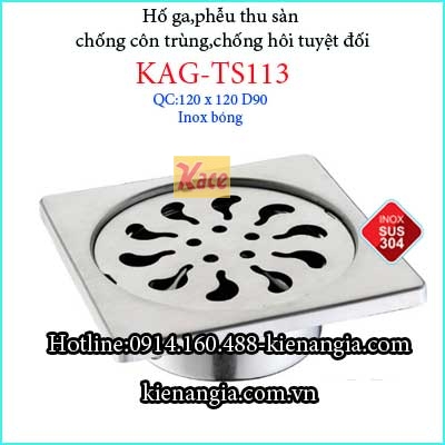 Thoát sàn chống côn trùng 120X120 KAG-TS113