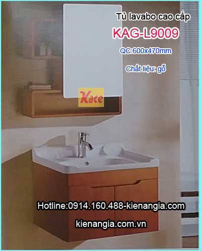 Tủ lavabo bằng gỗ cao cấp KAG-L9009