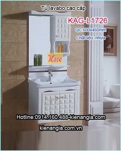 TTủ lavabo nhựa phòng tắm nhỏ KAG-L1726