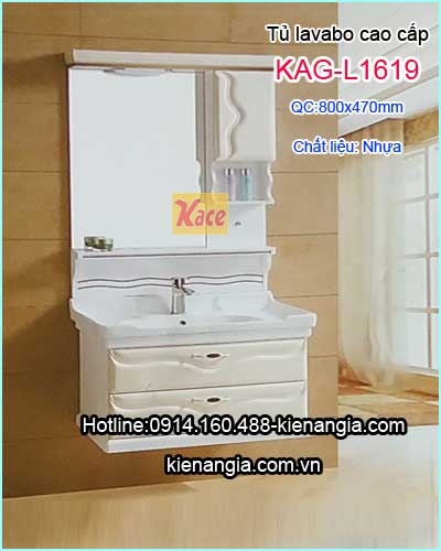 Tủ lavabo nhựa cao cấp KAG-L1619