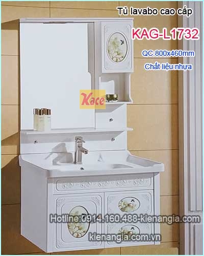 Tủ lavabo nhựa cao cấp KAG-L1732
