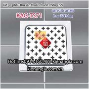 Phễu thu sàn nhà tắm inox 150x150 D60 KAG-TS71