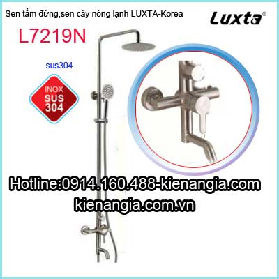 Sen phun mưa nóng lạnh inox 304 Luxta-Korea L7219N