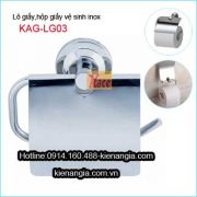 Hộp giấy vệ sinh Inox KAG-LG03