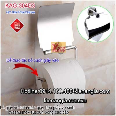 Móc  giấy vệ sinh TOVASHU KAG-304D3