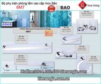 Bộ phụ kiện INOXBAO phòng tắm bảo hành không thời hạn  6M7