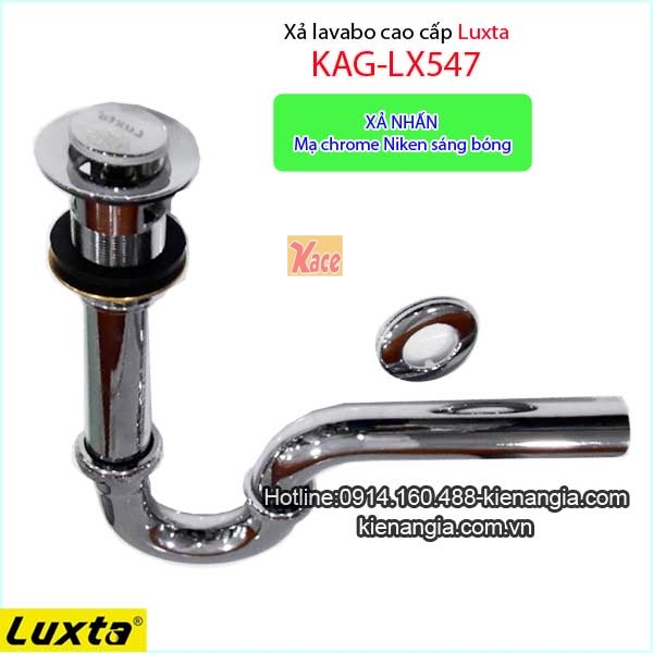 Bộ xả nhấn cao cấp Luxta cho lavabo KAG-LX547