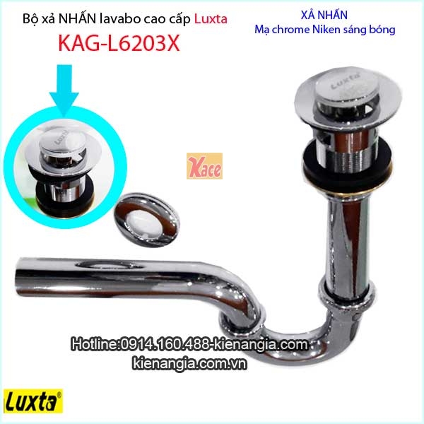 Bộ xả nhấn lavabo Luxta L6203X