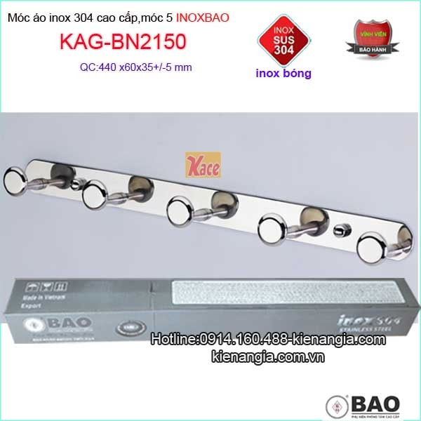 Moc-5-inox304-moc-ao-phong-tam-inox-Bao-KAG-BN2150