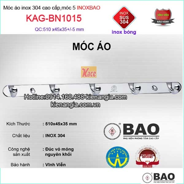 Moc-5-inox304-moc-ao-phong-tam-inox-Bao-KAG-BN1015