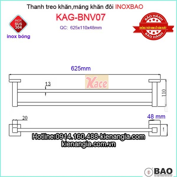 Thanh-treo-khan-mang-khan-doi-Inoxbao-sus304-KAG-BNV07-2