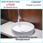 Lavabo đặt bàn tròn CAESAR LF5258