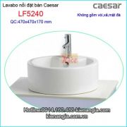 Lavabo nổi đặt bàn tròn CAESAR LF5240