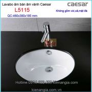 Lavabo âm bàn âm vành CAESAR L5115