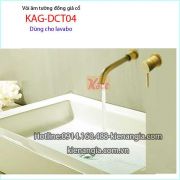 Vòi âm tường bồn tắm,lavabo đồng giả cổ KAG-DCT04