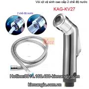 Vòi xịt vệ sinh 2 chế độ cao cấp KAG-KV27