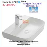 Chậu lavabo đặt bàn Aqua ceramic Inax AL-S632V