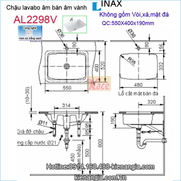 Chau-lavabo-vuong-am-ban-am-vanh-Inax-Aqua-ceramic-AL2298V-1