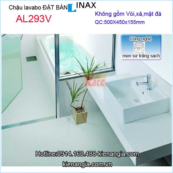 Chau-lavabo-vuong-dat-ban-Inax-AQUA-CERAMIC-AL293V-2