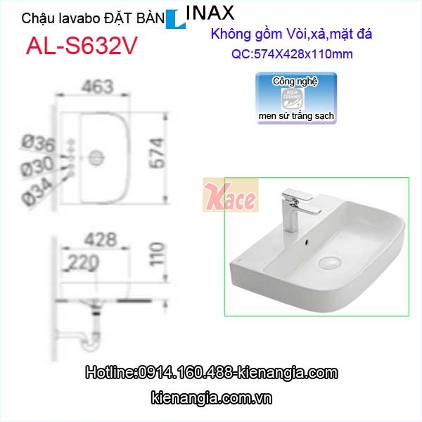 Chau-lavabo-dat-ban-Inax-AQUA-CERAMIC-AL-S632V-1