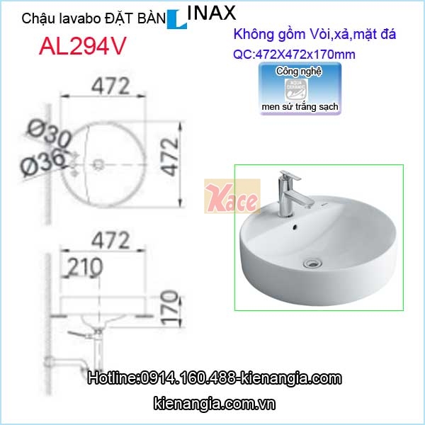 Chau-lavabo-tron-dat-ban-Inax-AQUA-CERAMIC-AL294V-1