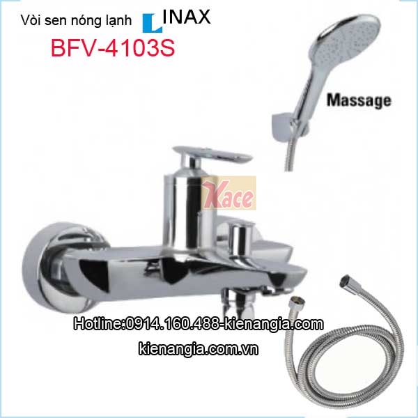 Vòi sen tắm  nóng lạnh INAX BFV-4103S