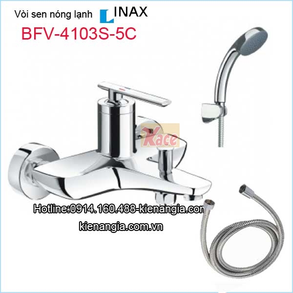 Vòi sen tắm nóng lạnh Inax-BFV-4103S-5C