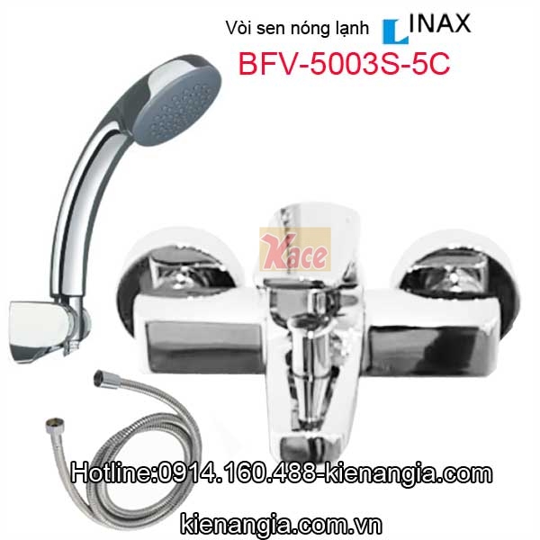 Vòi sen tắm nóng lạnh Inax-BFV-5003S-5C