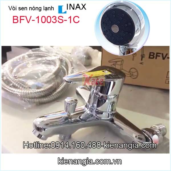 Vòi sen tắm nóng lạnh INAX BFV-1003S-1C
