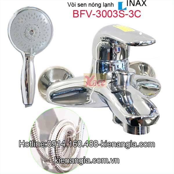 Vòi sen tắm  nóng lạnh INAX BFV-3003S-3C