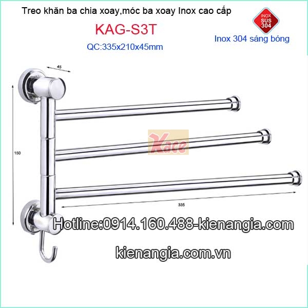 KAG-S3T-Moc-2-chia-mang-khan-doi-xoay-inox-Tovashu-KAG-S3T
